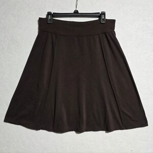 ATHLETA BROWN PULL ON SKIRT SZ L